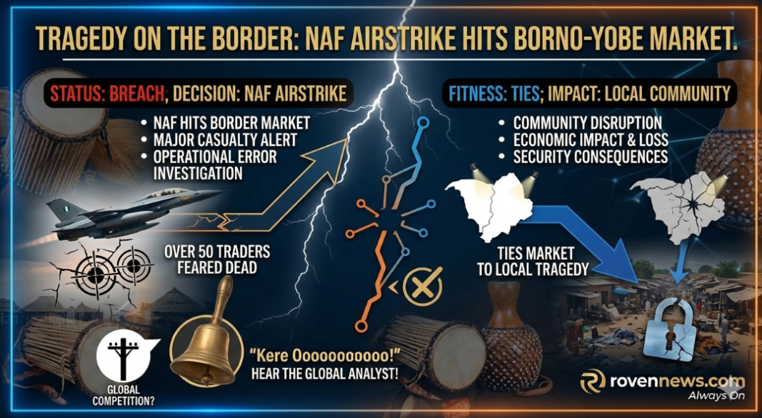 Tragic Airstrike: Over 50 Traders Feared Dead at Borno-Yobe Border Market