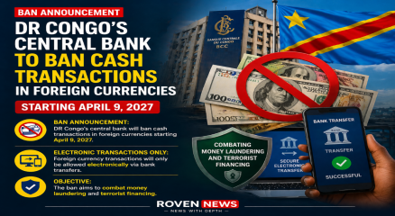 DR Congo to ban foreign currency cash transactions