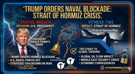 Trump Orders US Naval Blockade of Strait of Hormuz